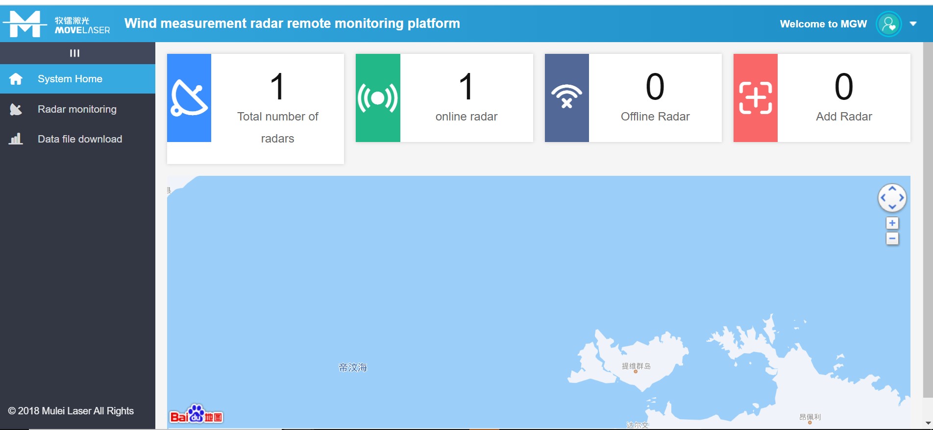 Remote Monitoring Home Page