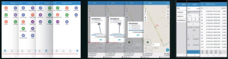 Software of LiBASE GNSS GPS RTK receiver rover and base station