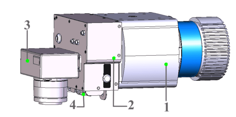 Lidar survey equipment structure