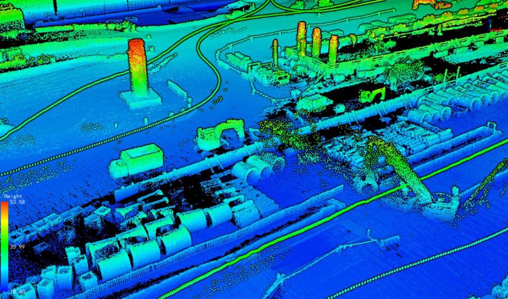 Lidar for construction progress monitoring