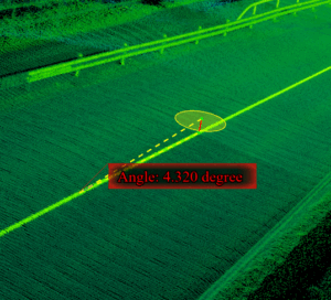 road gradient measurement, lidar road survey