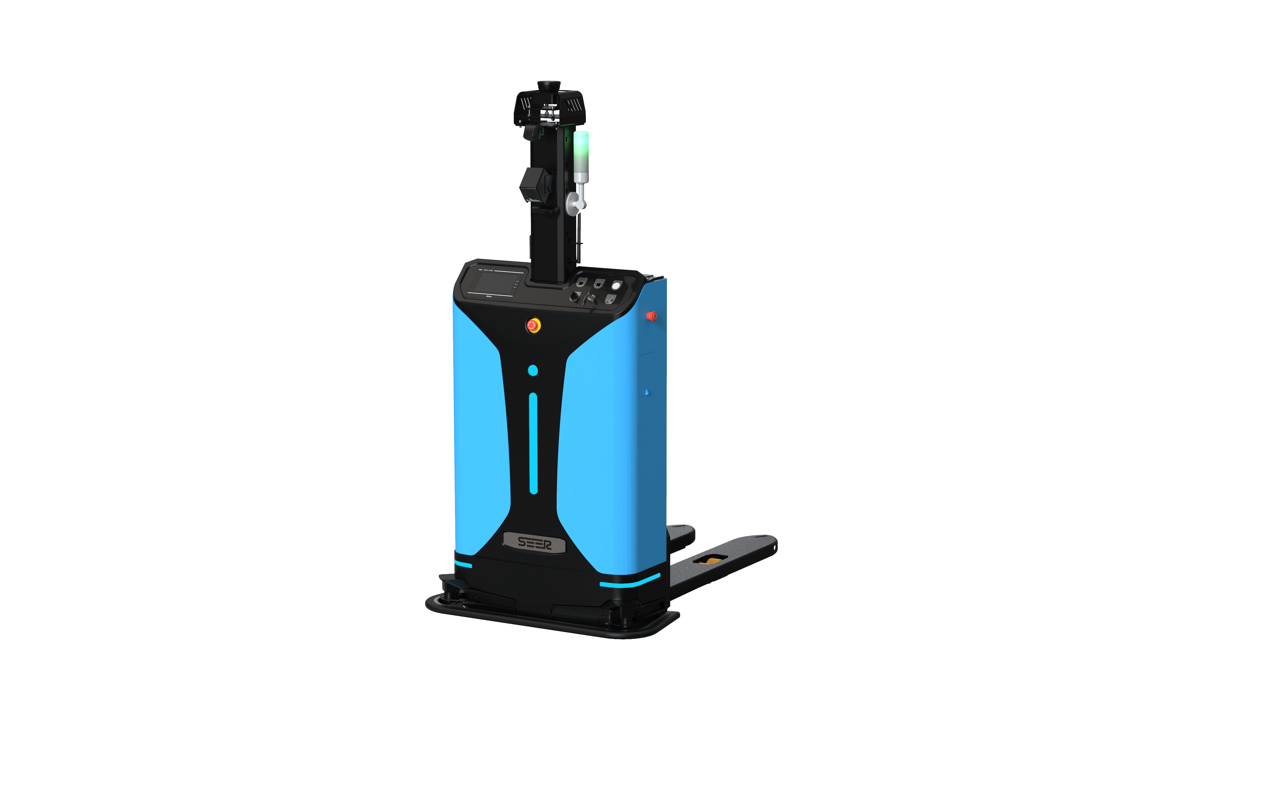 Automated Forklift Driverless Robotic AGV LiDAR Solutions Australia emesent-aura-geo-matching