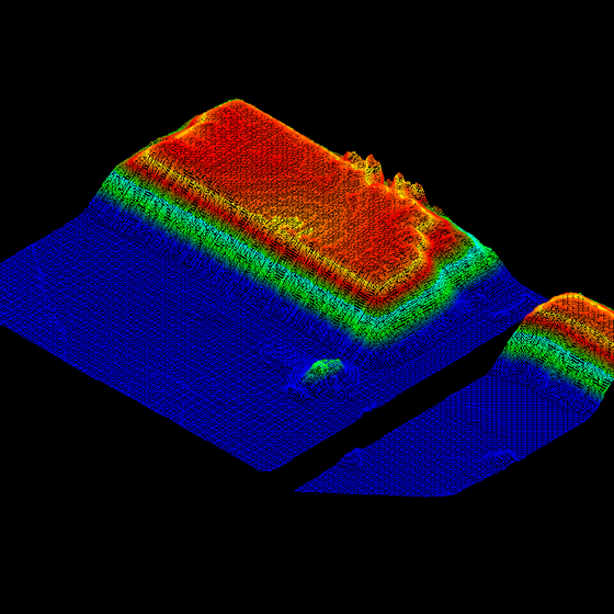 LiDAR stockpile volume monitoring system