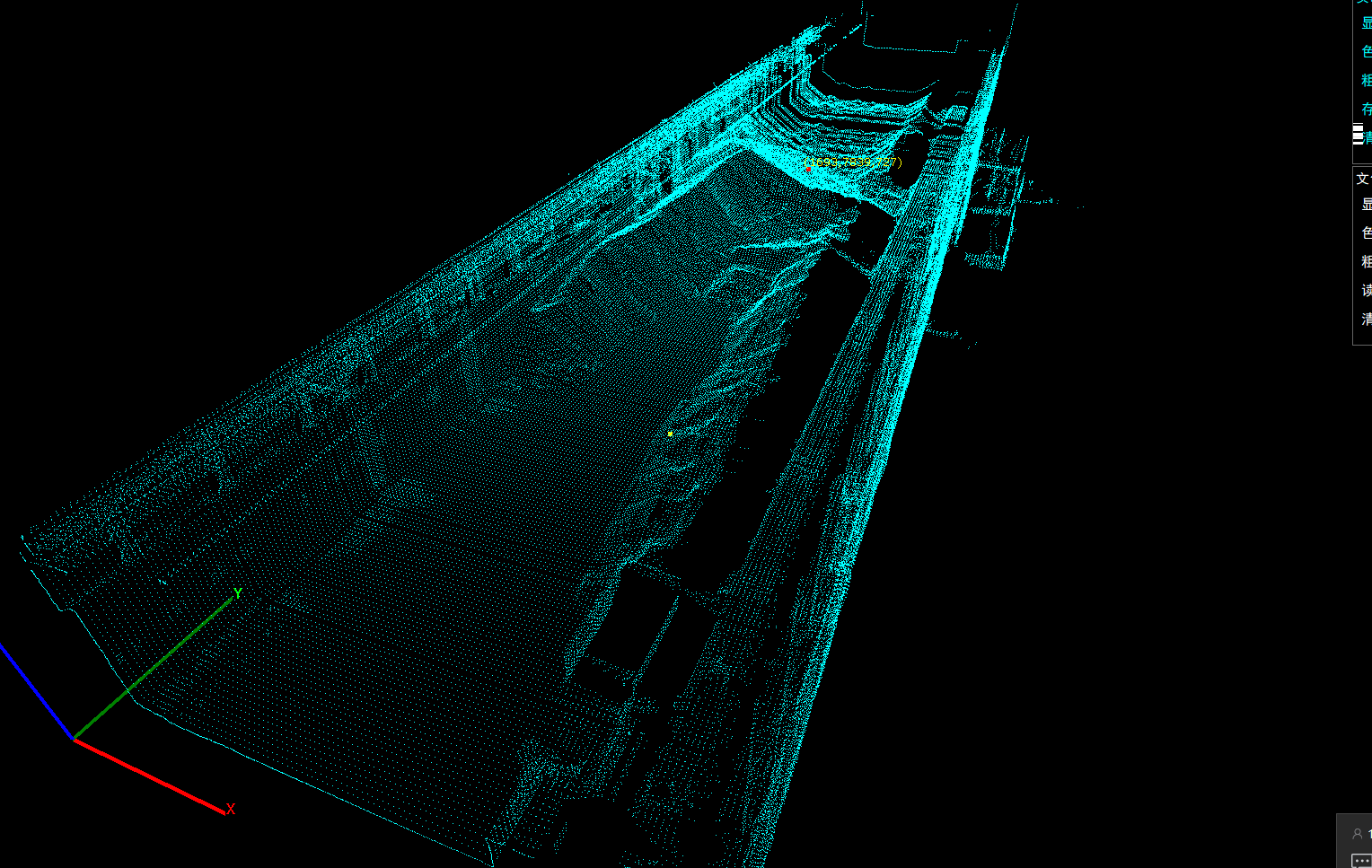 crane mounted LiDAR stockpile volume monitoring point cloud