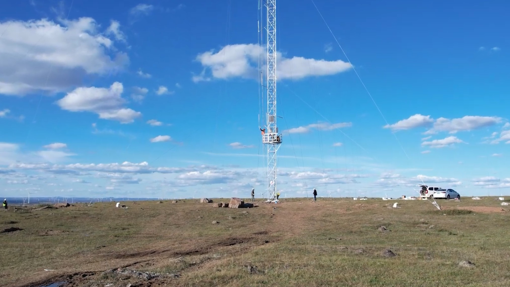 Met-mast wind monitoring wind sensor