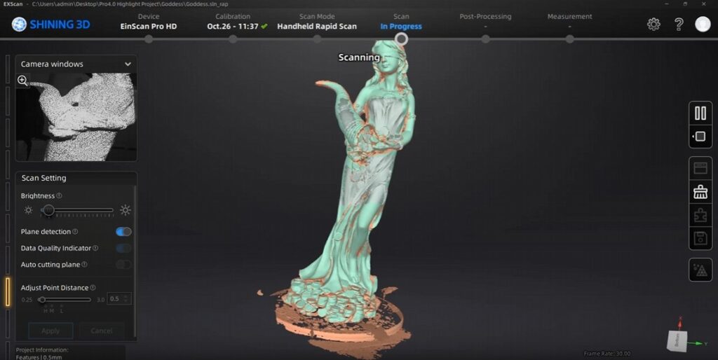 3D scanner exscan
